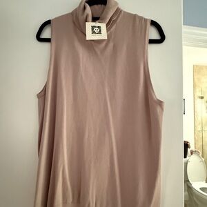 Anne Klein Pink Sleeveless Relaxed Tank Top